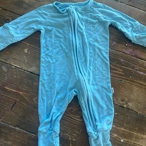 COPY - Little Sleepies Blue Footed One Piece with Zipper
